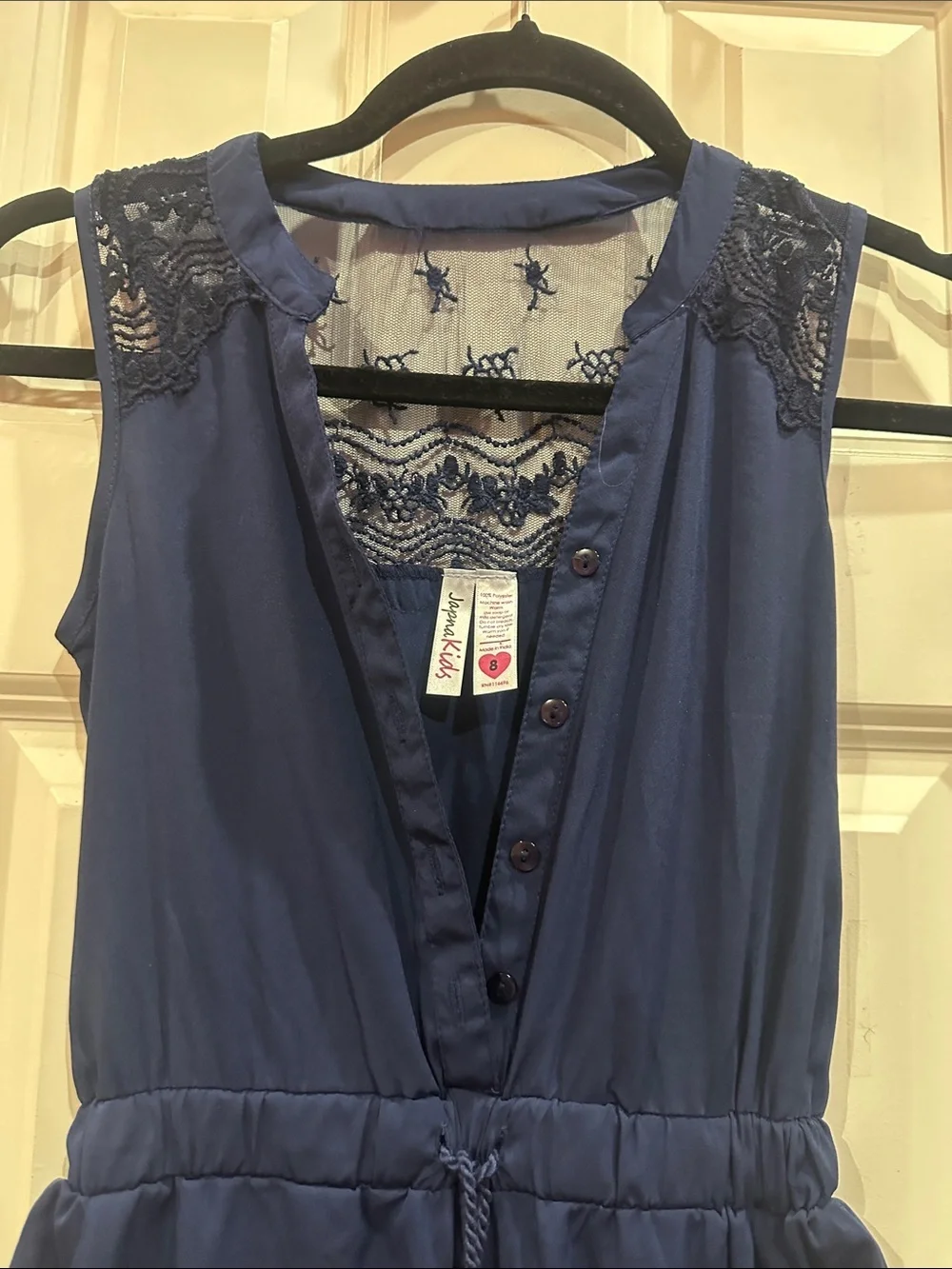 N/A sleeveless navy